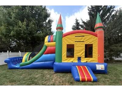 Rainbow Castle Combo Slide in Sewell