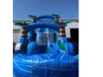 19' Tropical Double Lane Waterslide #704 in Azalea Park