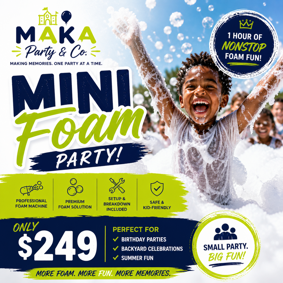 Mini Foam Party