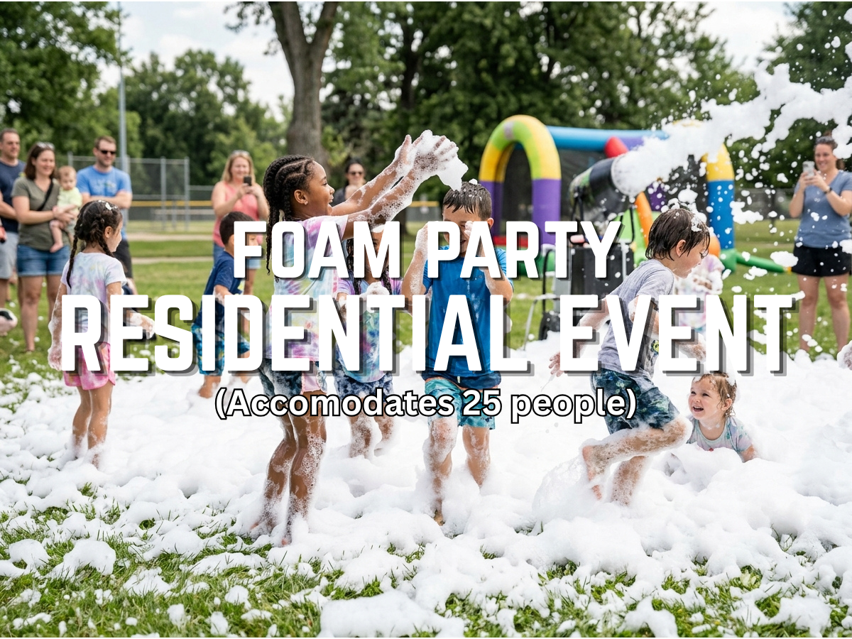 Foam Party - Residential Event (Accommodates up to 25 people) in Alexandria