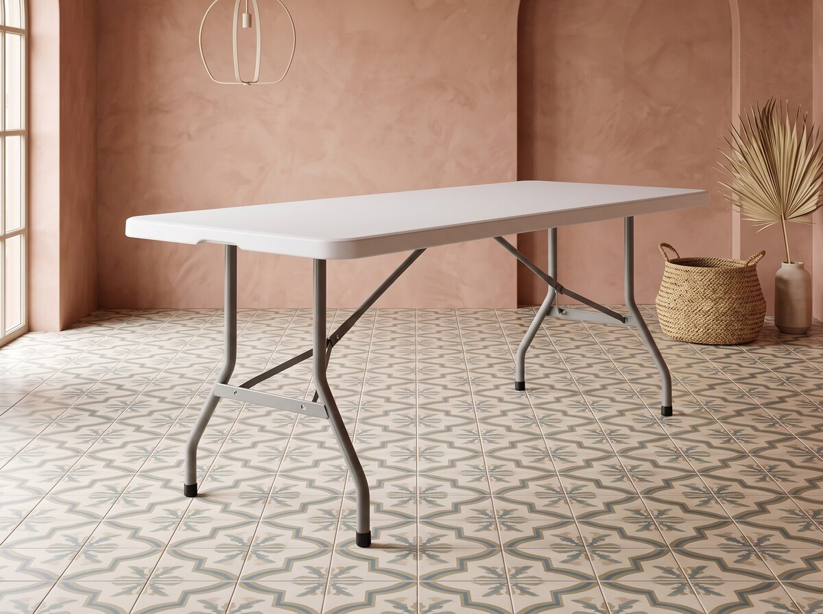 6' Rectangle Table (White) in Silsbee