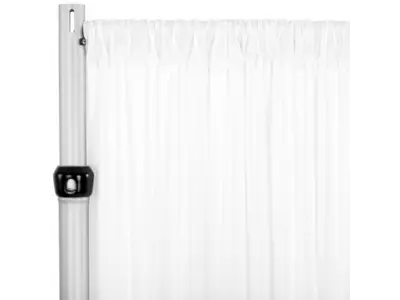 12FT WHITE SPENDEX / 4- WAY STRETCH/ PANELS