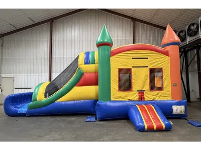 Rainbow Castle Combo Slide in Sewell