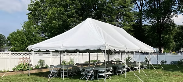 20 X 40 Pole Tent in Hackettstown