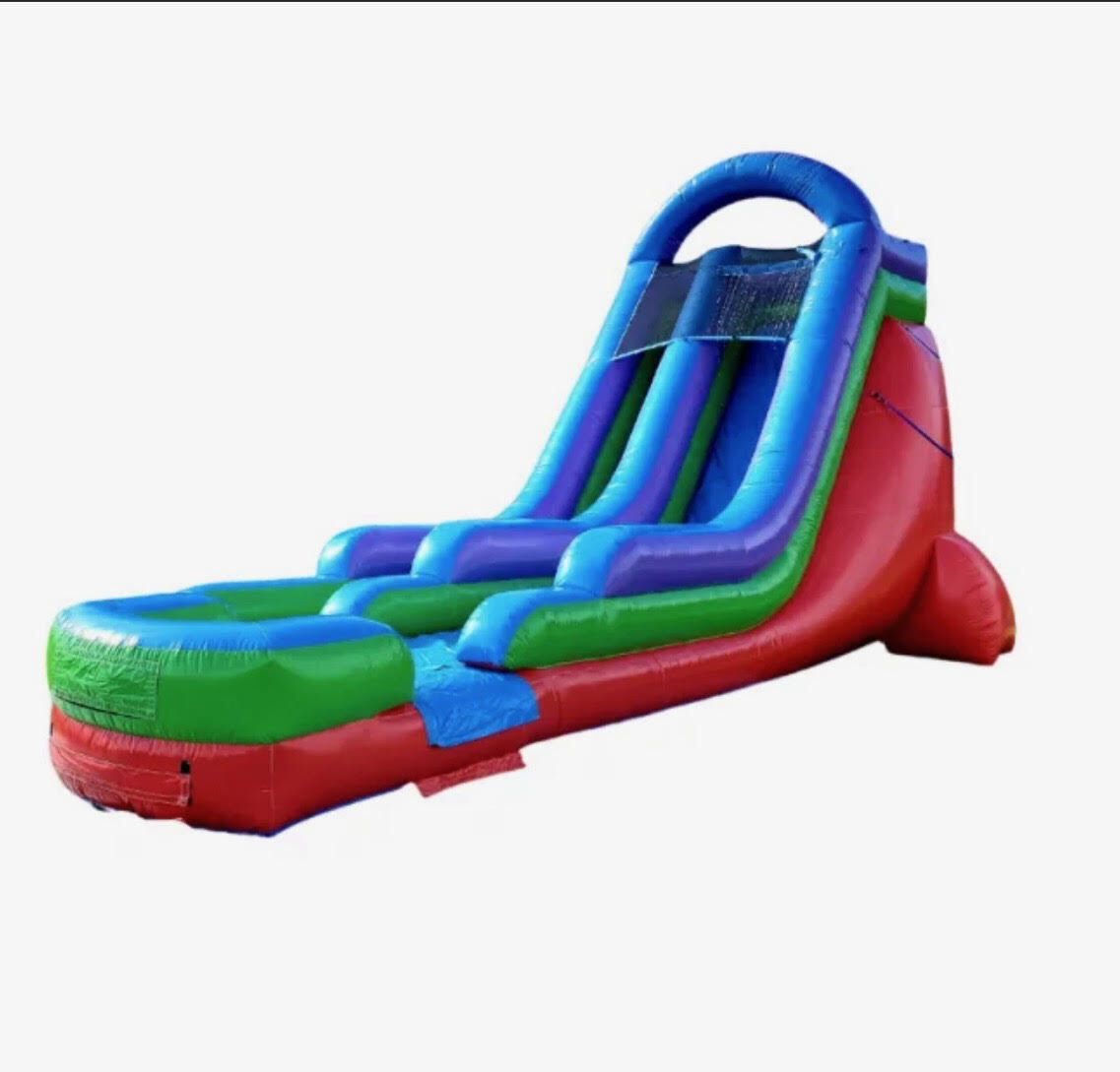 Retro-Rainbow Water Slide in Grafton
