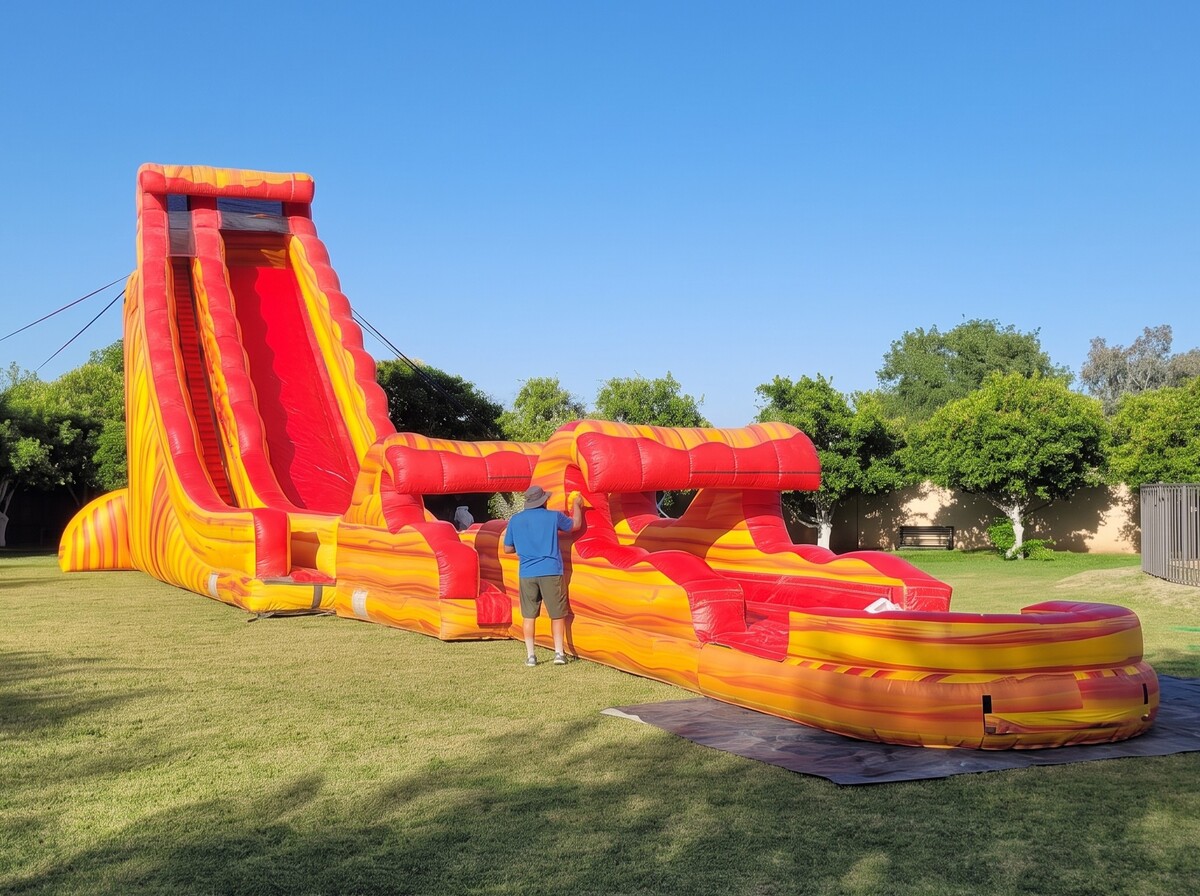 36ft Lava Water Slide (Single Lane + Slip n Slide) in Buckeye