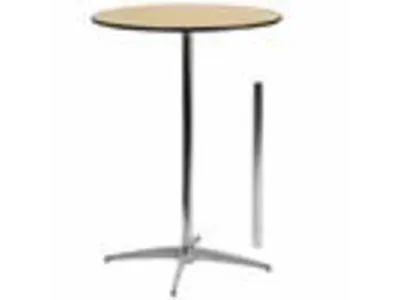 30" Round Wood Cocktail Table in NRH