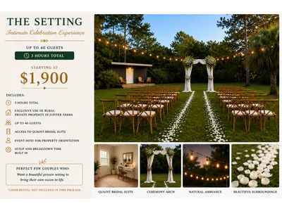 Intimate Celebration Experience-Jupiter Farms in Lake Park