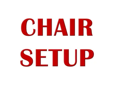 Chair Setup Service in Saint Clair Shores