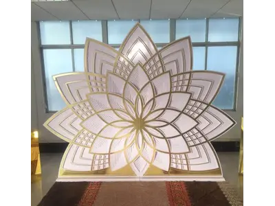 GOLD LOTUS BACKDROP