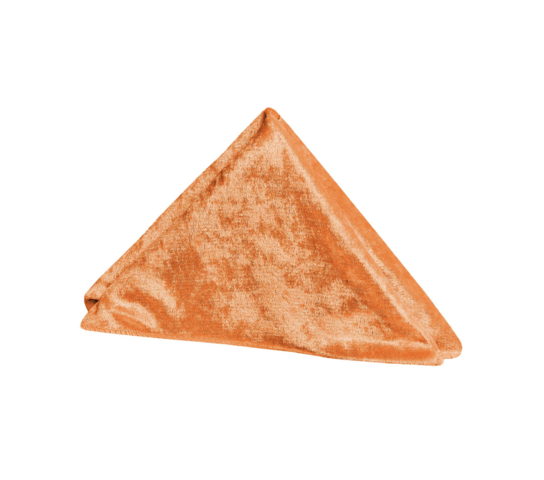 Velvet 20"x20" Linen Napkin - Orange