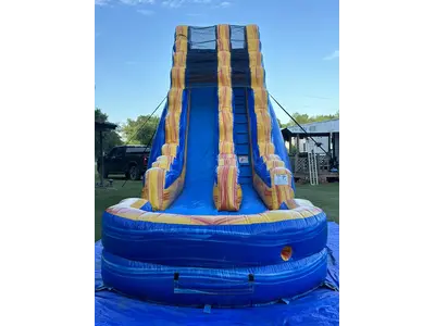 Big Blue Water Slide Rental Houston TX in Tomball