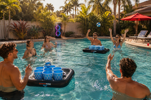 BasketPong Pool Game