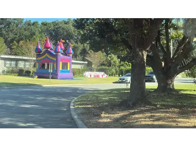 Pink Castle Bounce House #191 in college park