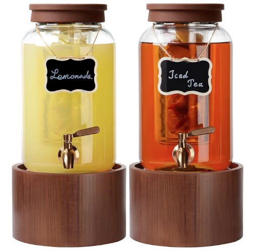 Glass Beverage Dispenser - 1 Gallon each in Del Ray Beach