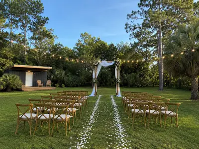 Wedding Arch - Rustic Wood in Riviera Beach