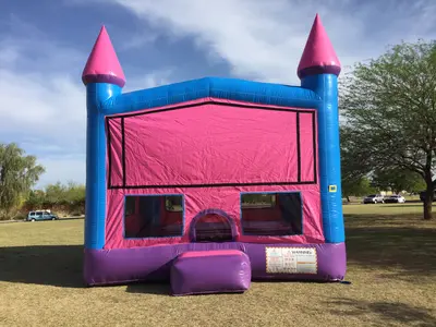 Pink Castle Modular Bounce House in Phoenix