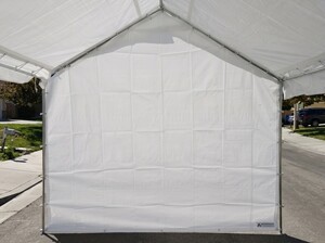 12' Canopy Triangle Back Wall