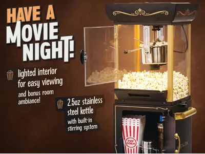 2.5oz Popcorn Machine in Canoe