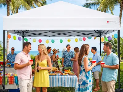 Tent - White Pop up 10X10 in Miami