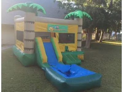 4 in 1 Tropical Castle Combo with Pool in Phoenix