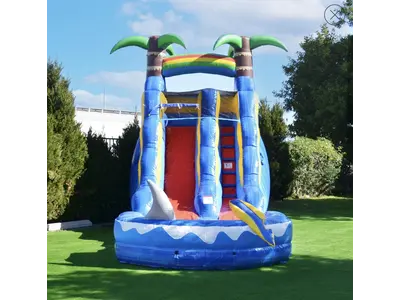 15ft Ocean Shark Water Slide in Fresno