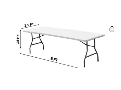 8ft Banquet table in Madison Heights