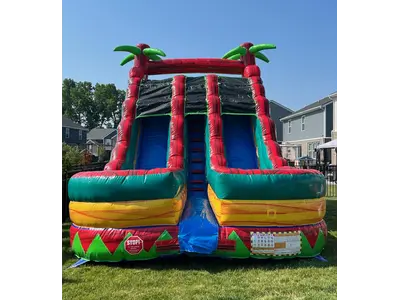 20ft High Fire Slide