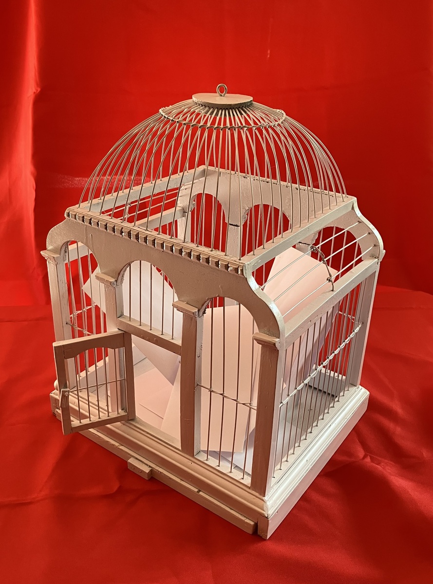Gift envelope birdcage in Stanhope