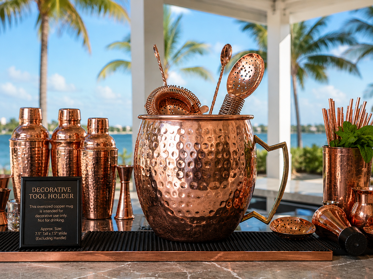 Copper Mule Mug Large Decorative in Atlantis