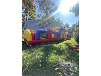 Rainbow obstacle course in Philadelphia