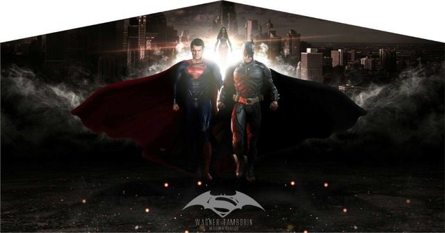 Super man/Batman/Wonder Woman banner x in San Antonio