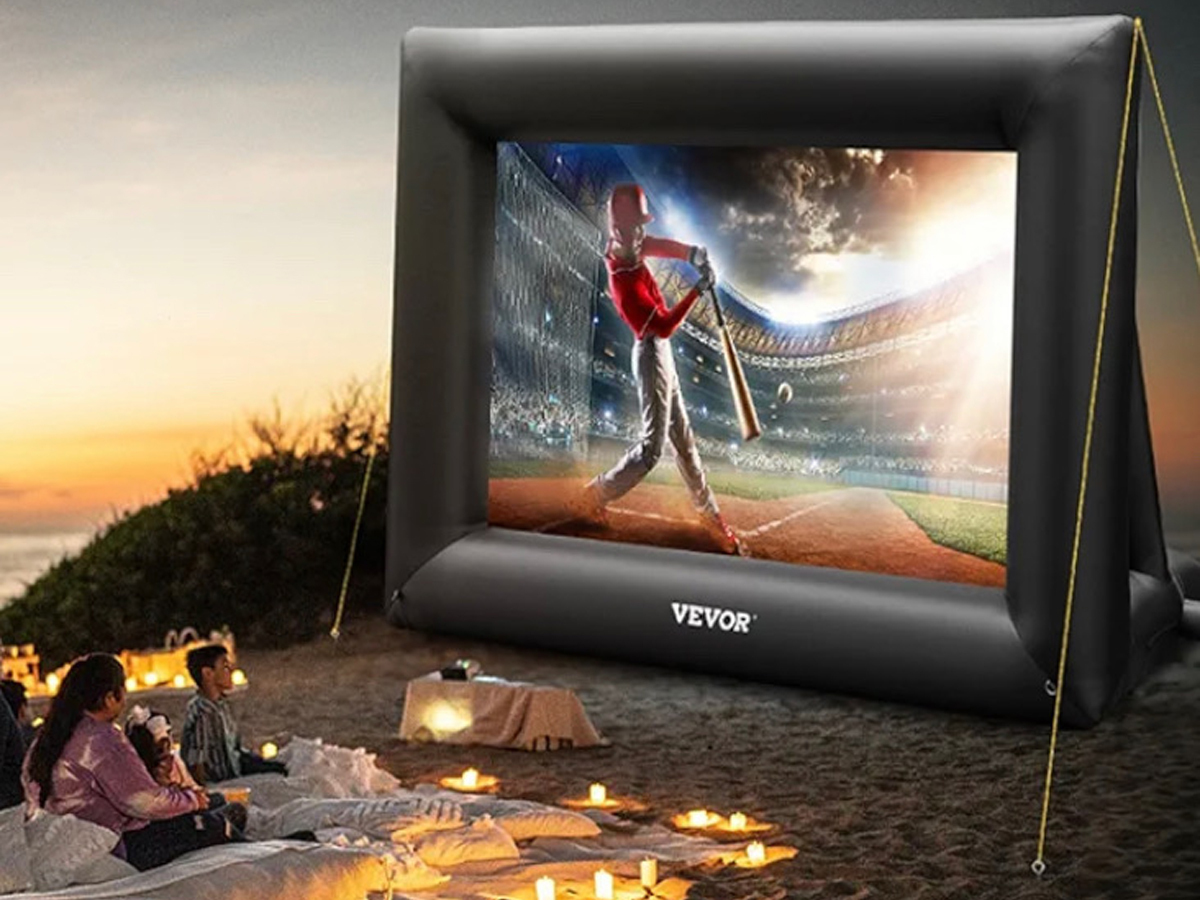 24 FT Inflatable Outdoor Movie Screen Rental in White House Fork