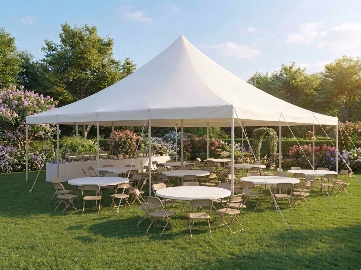 Tent Package 17 - 40x40 Classic Pole Tent in Alexandria