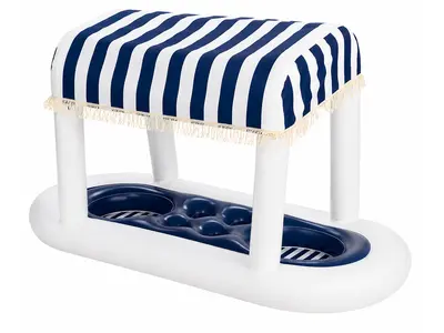 Floating Cabana Bar - Inflatable - Navy - 6ft in Sewall's Point