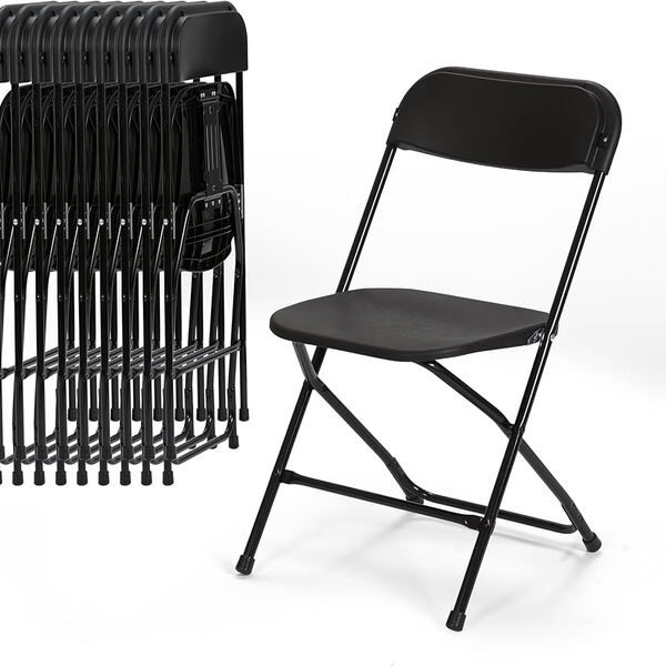 Adult black chairs