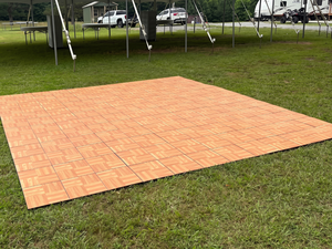 13x13 Brown Hardwood Dance Floor
