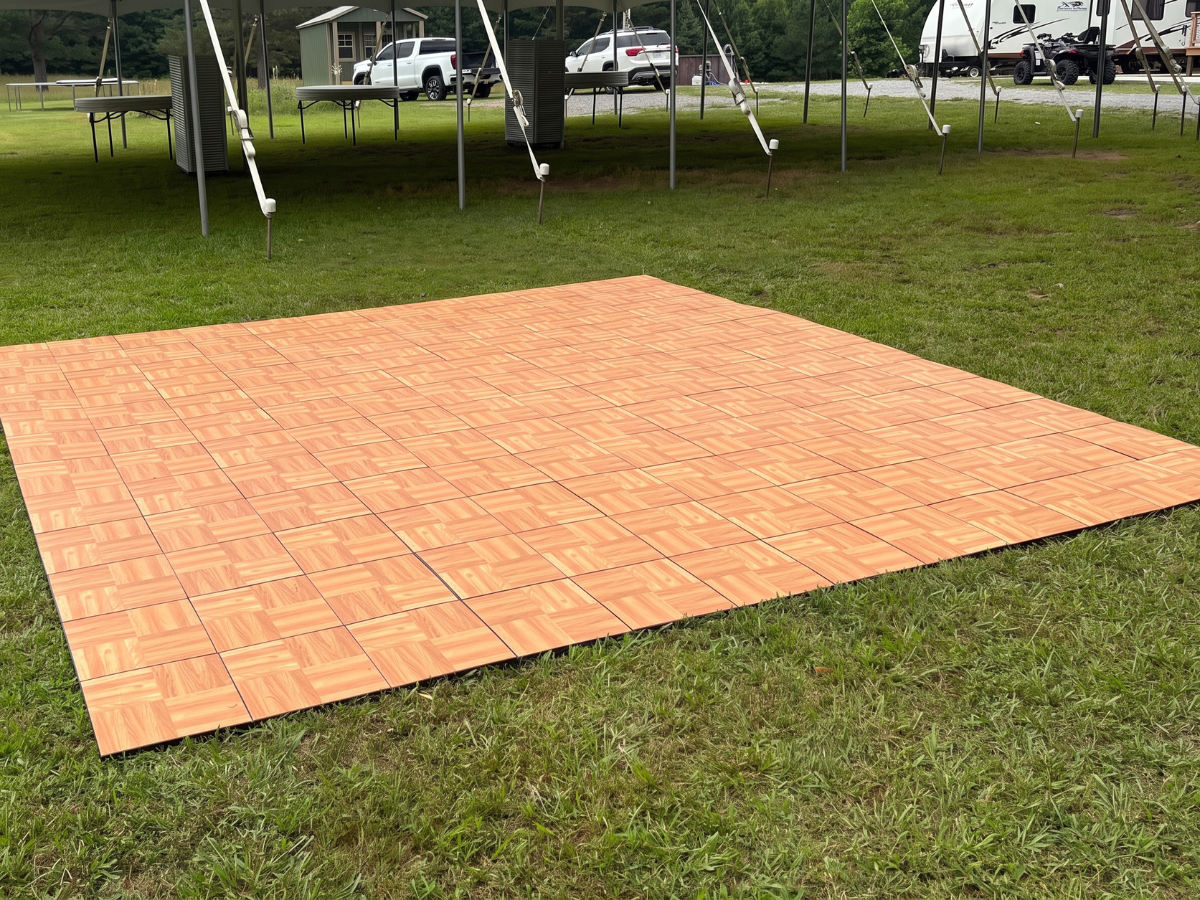 13x13 Brown Hardwood Dance Floor in Alexandria