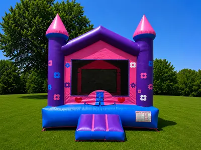 Peace and Love Castle Bounce House in Oklahoma City