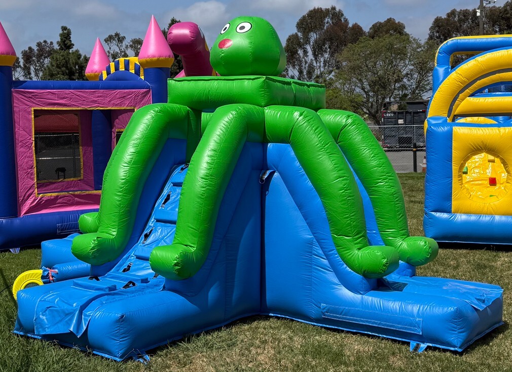 Green Octopus Slide in La Mesa