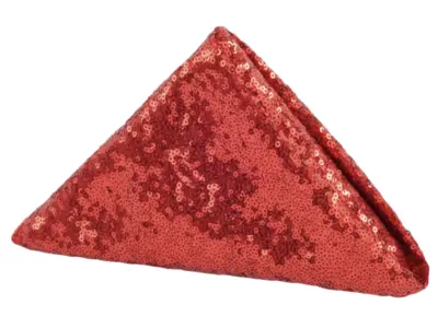 Glitz Sequin Napkin 20"x20" - Red