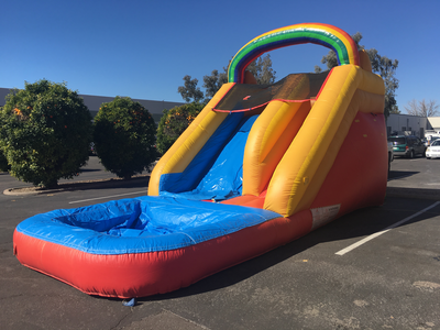 15ft Rainbow Water slide