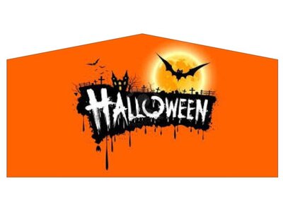 Halloween orange banner
