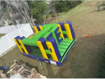 Green Machine Obstacle Course in Springhills