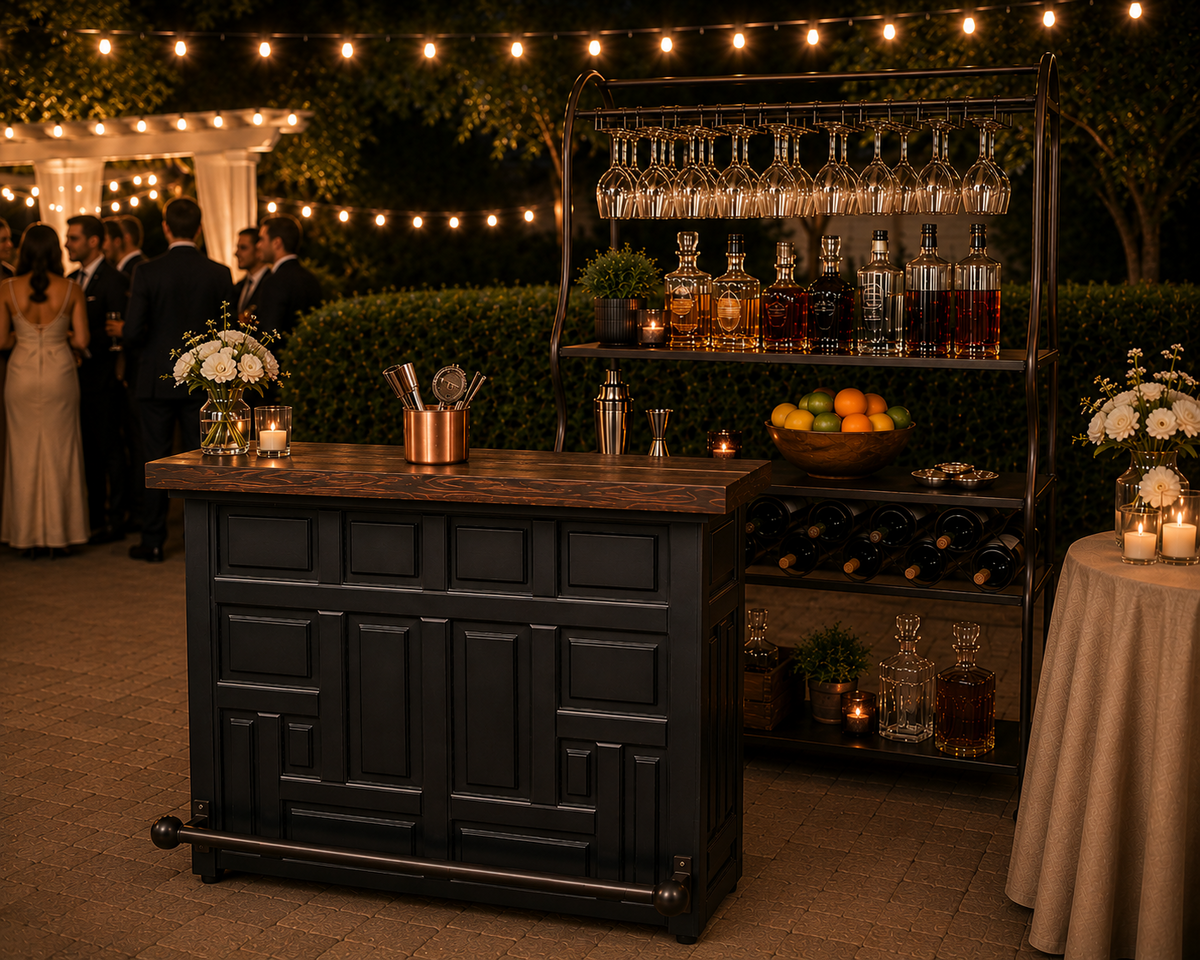 Bar - Black - 3 Feet - Speakeasy in Jupiter Farms