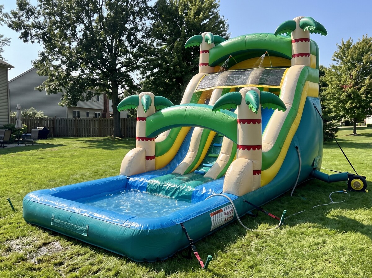 20ft Tropical Curve Water Slide (Double Lane) in Chandler