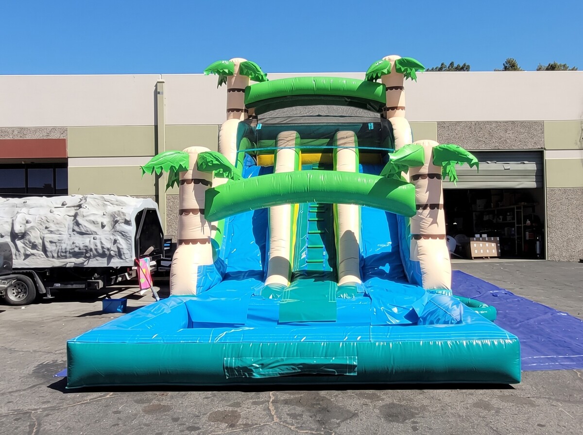 20ft Tropical Oasis Water Slide (Double Lane) in Buckeye