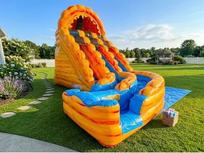 Dual Lane Yellow Slide