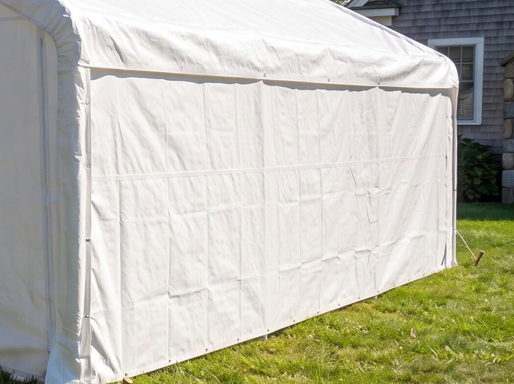 40' Canopy Side Wall in Riverside