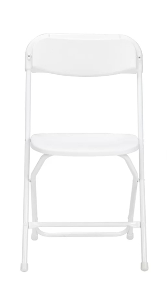 White Folding Chair in castleton
